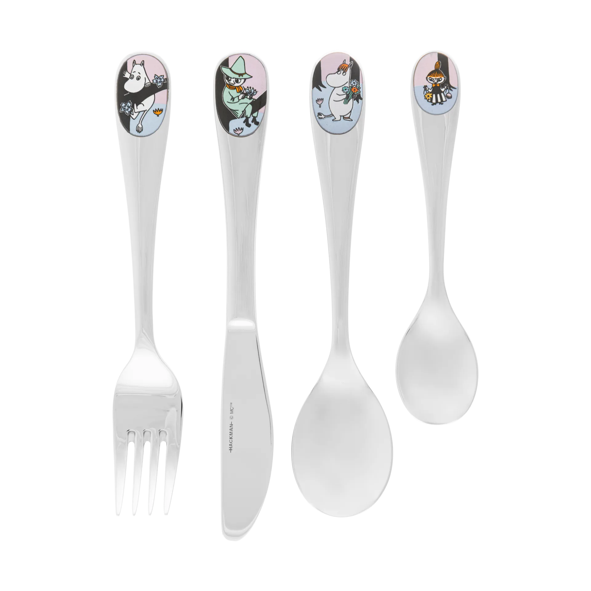 Mummi barnebestikksett Venner for Alltid, 4 deler, Multi Moomin Arabia