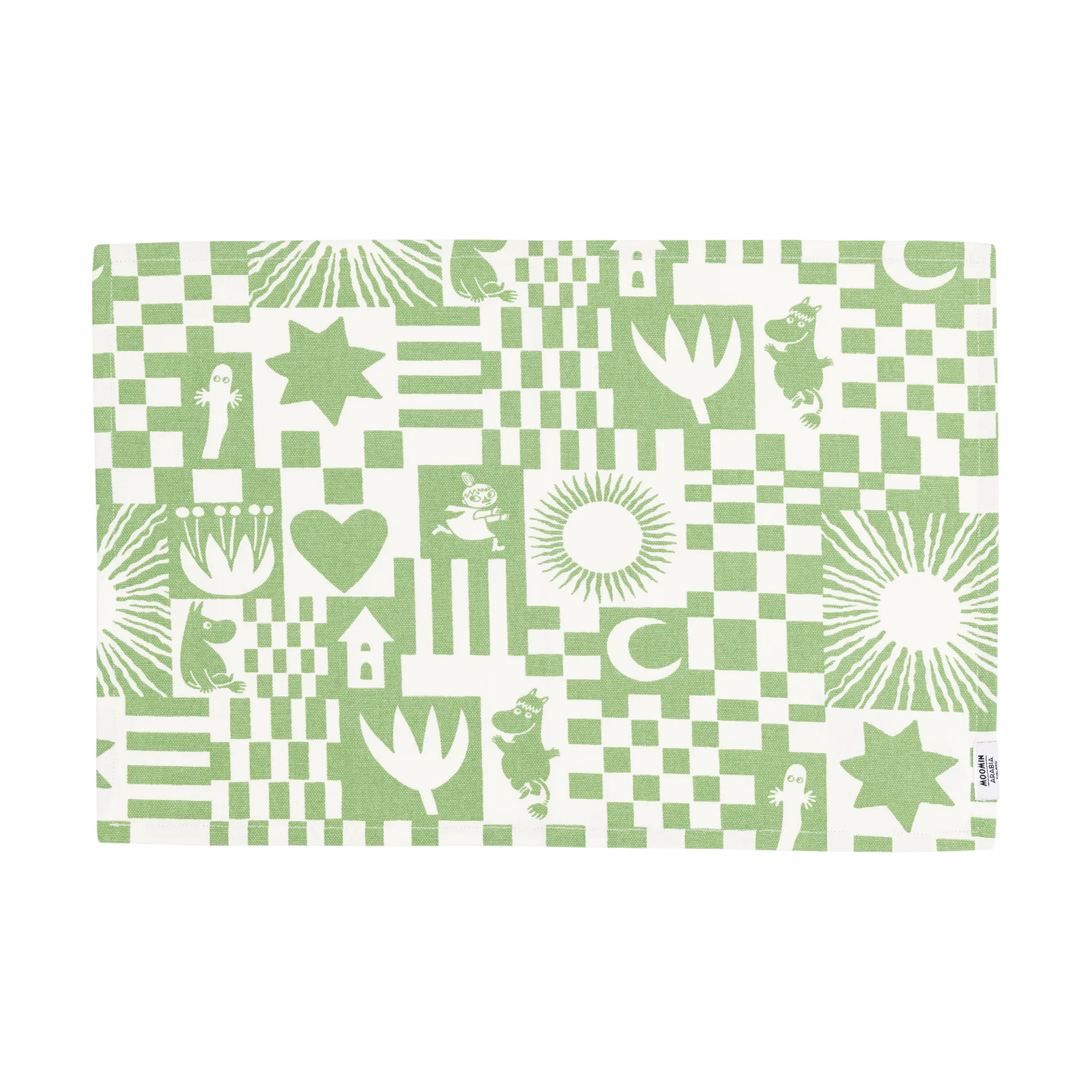 Mummi bordbrikke Fest 31x46 cm, Grønn Moomin Arabia