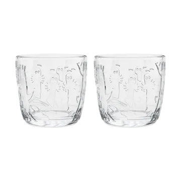Mummi drikkeglass 28 cl 2-pack - Klar - Moomin Arabia