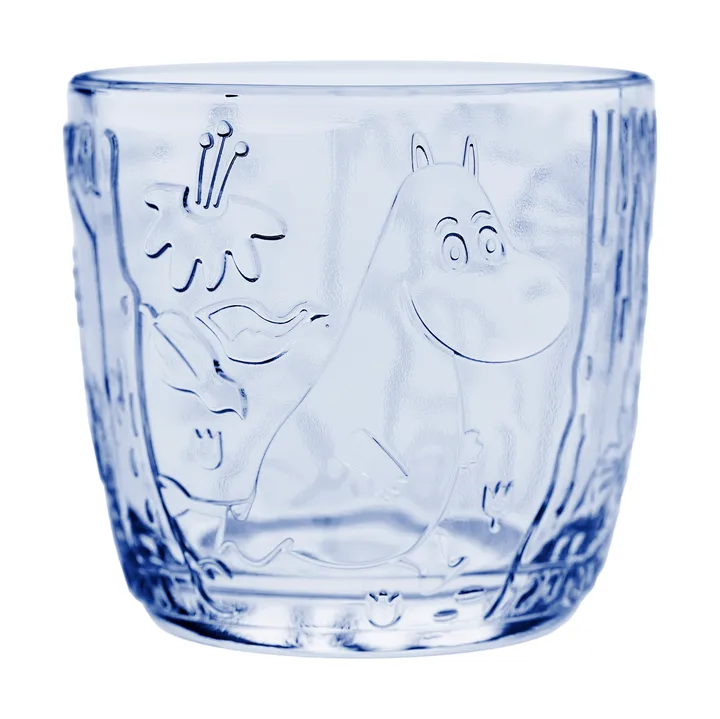 Mummi drikkeglass 28 cl 2-pack - Lyseblå - Moomin Arabia