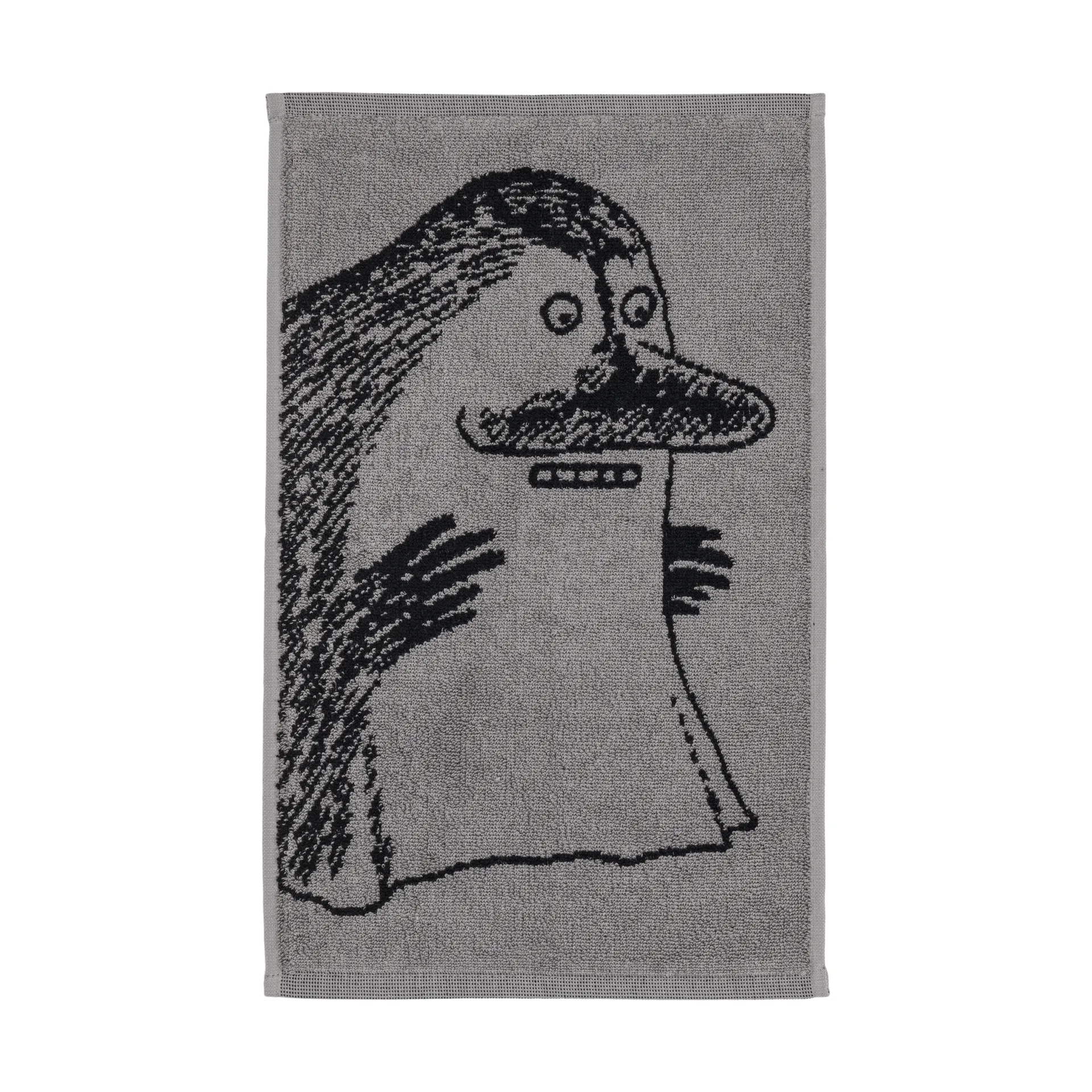 Mummi håndkle 30 x 50 cm, Hufsa grå Moomin Arabia