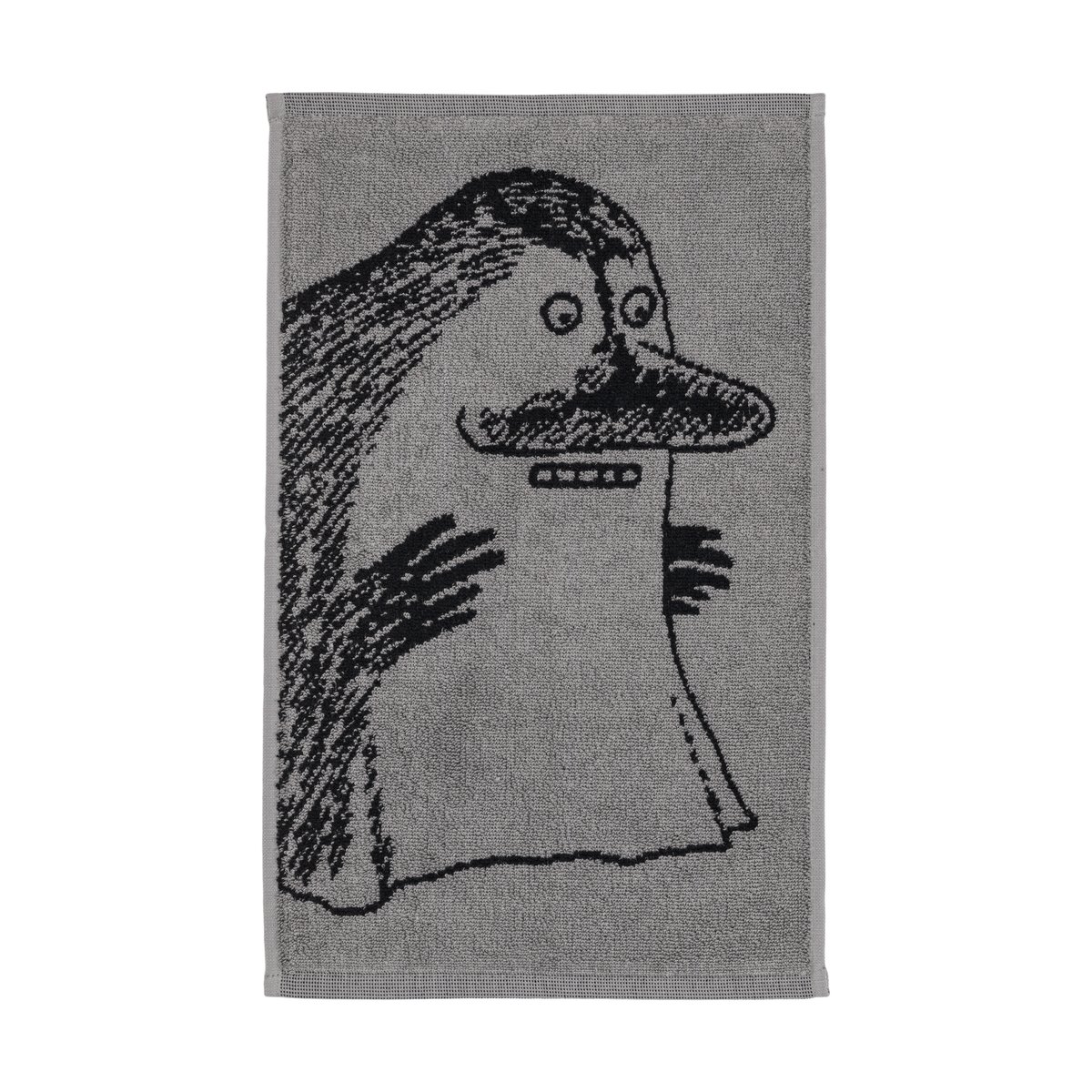Bilde av Moomin Arabia Mummi håndkle 30 x 50 cm Hufsa grå