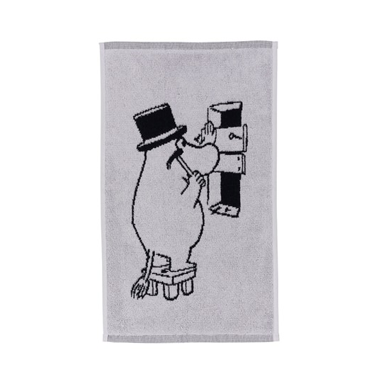 Bilde av Moomin Arabia Mummi håndkle 30 x 50 cm Mummipappa grå