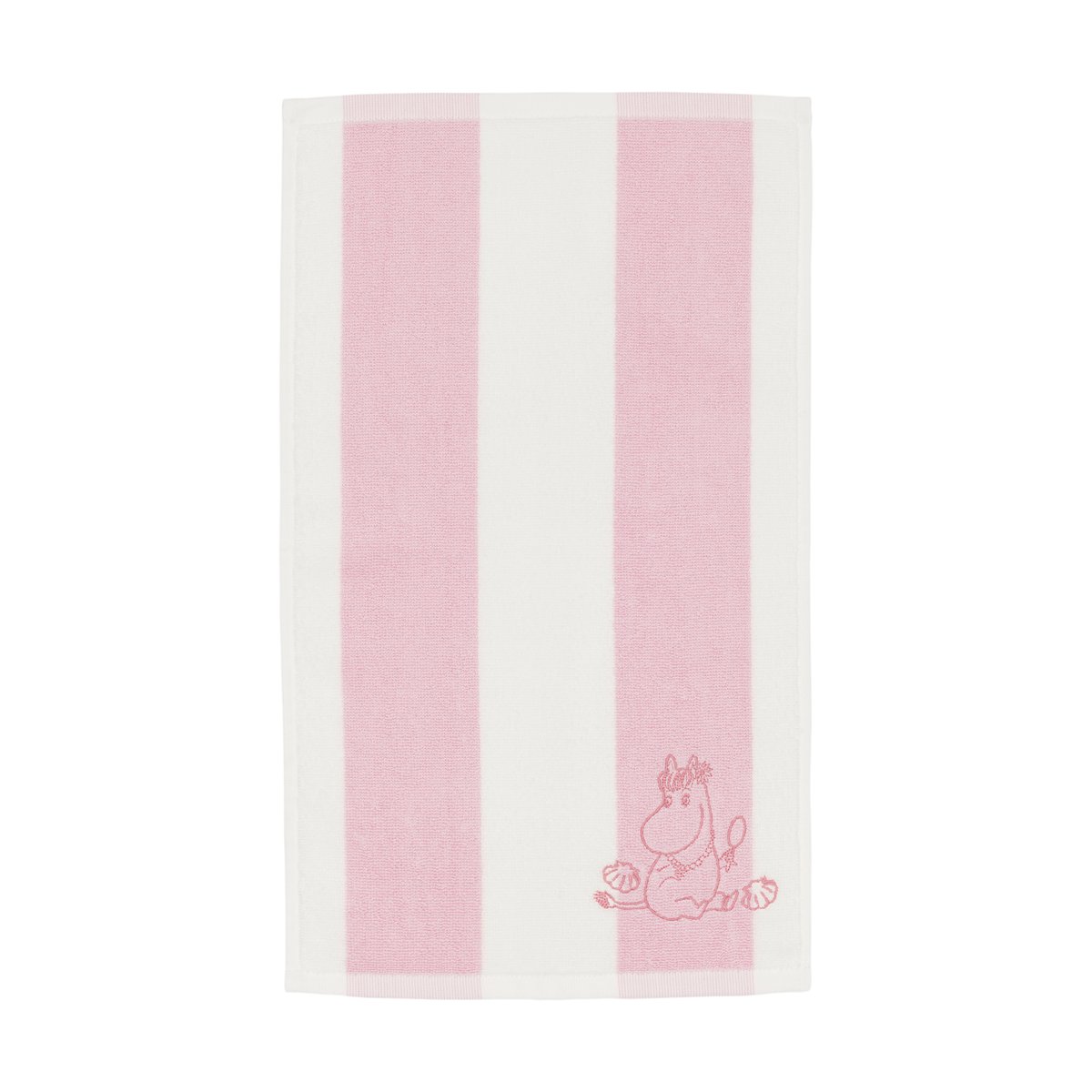 Bilde av Moomin Arabia Mummi håndkle 30 x 50 cm Skjell rosa-hvit