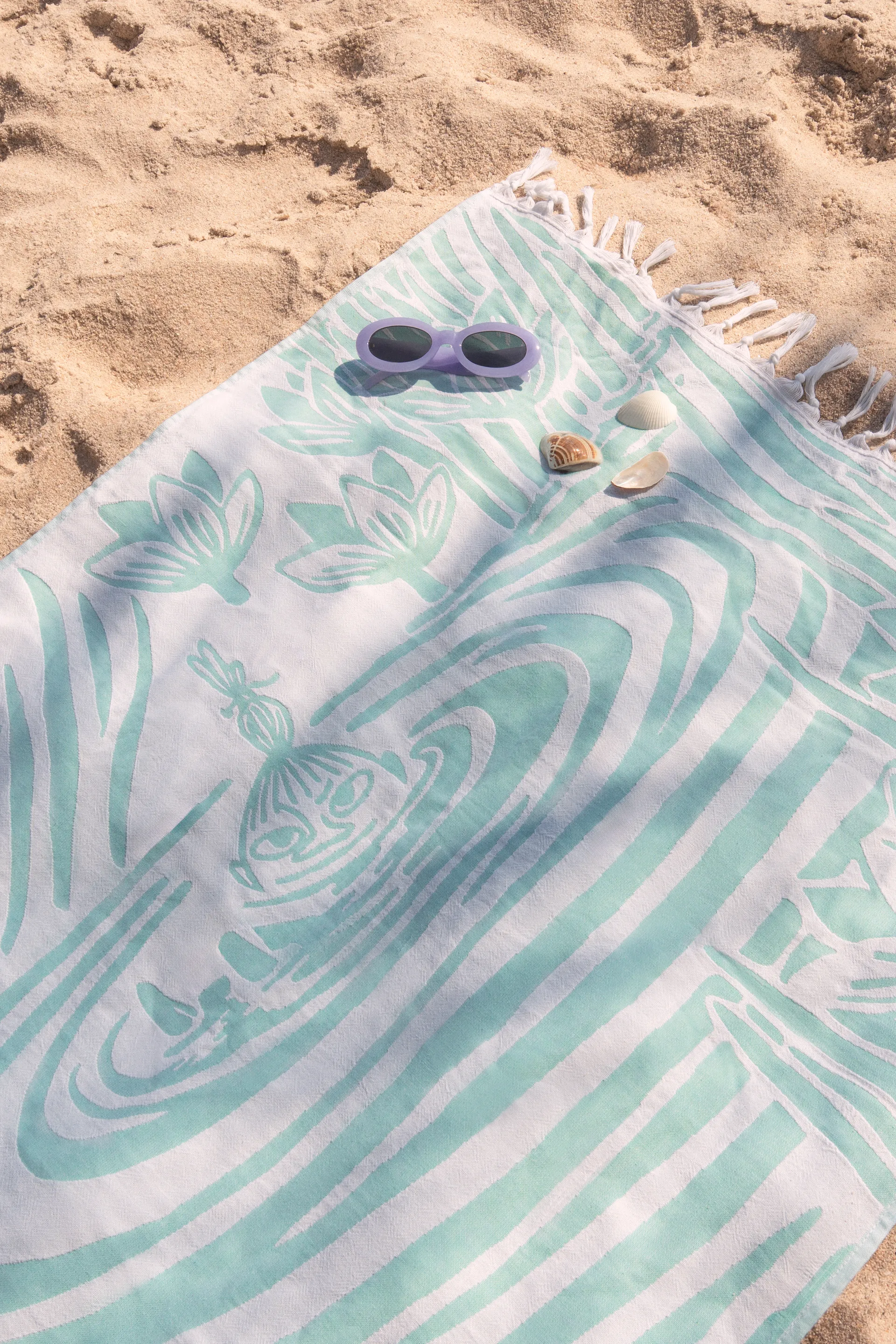 Mummi håndkle Hamam 80x150 cm, Flerfarget Moomin Arabia