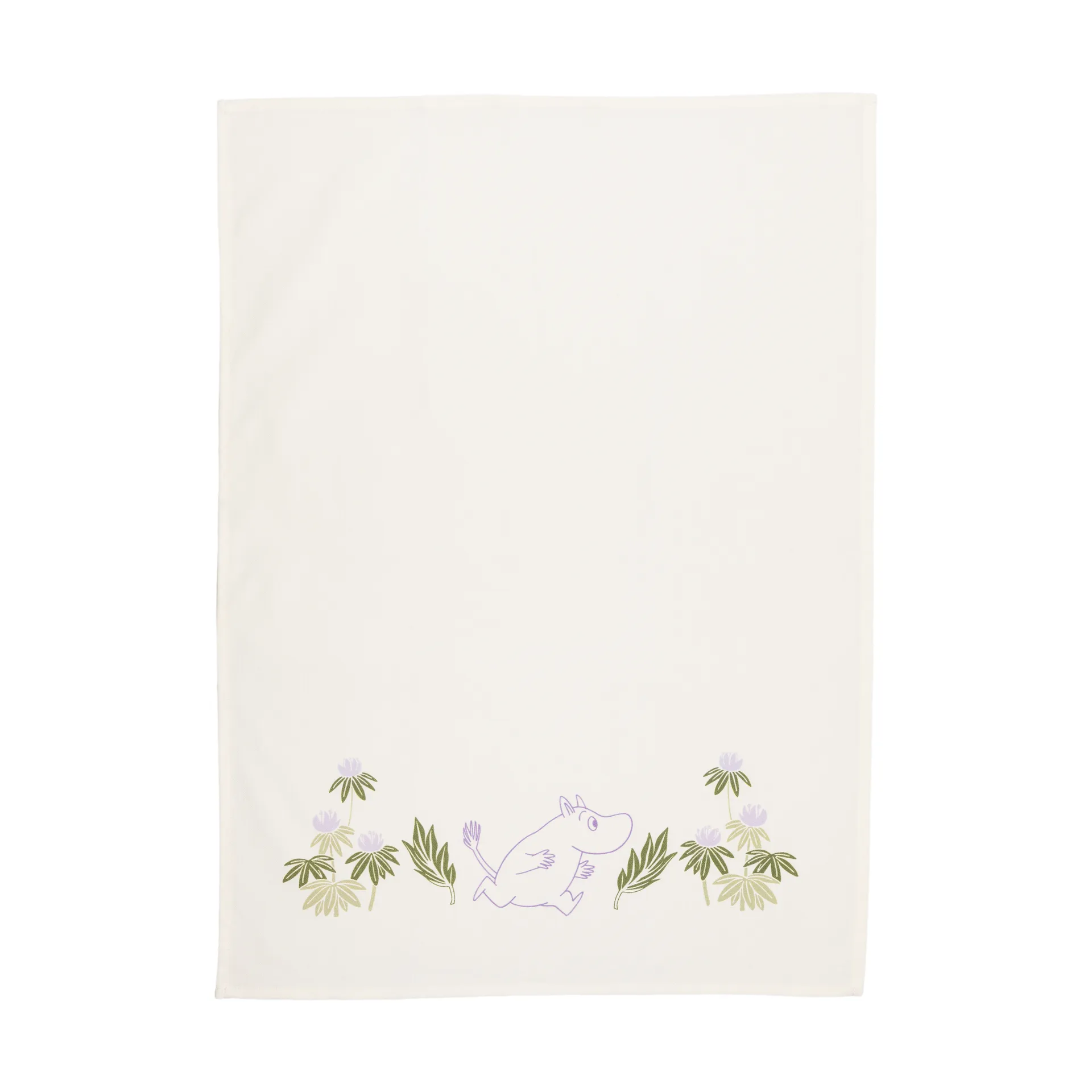 Mummi kjøkkenhåndkle 50x70 cm 2-pk, Lilla-off-white Moomin Arabia