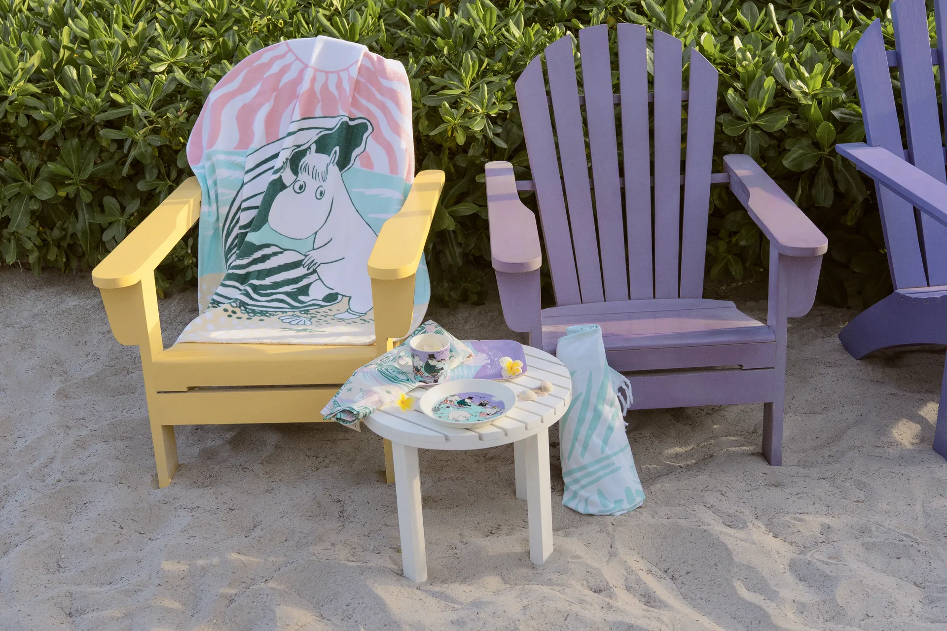 Mummi kjøkkenhåndkle Stranddag, 50x70 cm Moomin Arabia