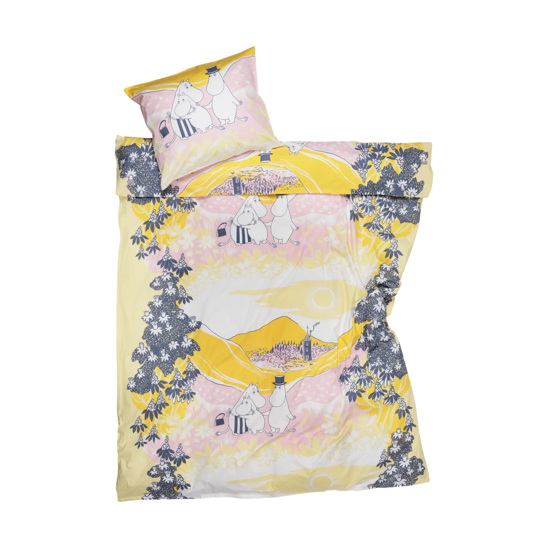 Mummi sengesett Familiekos, 150x210 cm Moomin Arabia