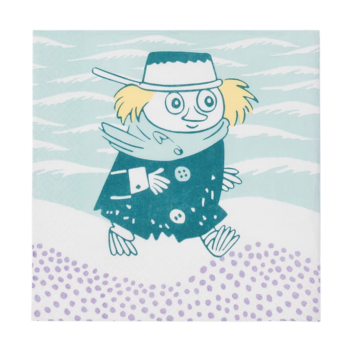 Mummi serviett Stranddag 33x33 cm, 20-pk - Multi - Moomin Arabia