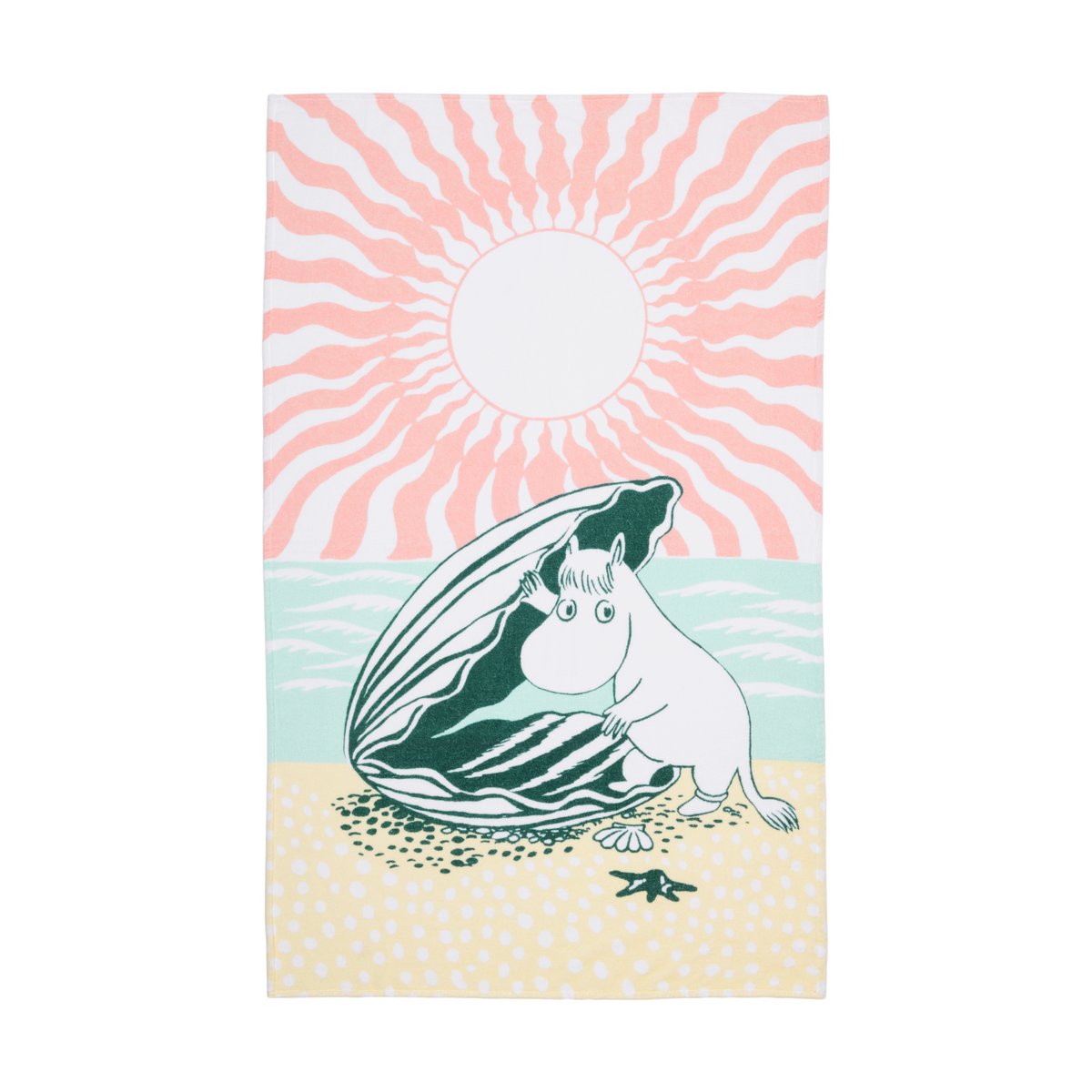 Moomin Arabia Mummi strandhåndkle Stranddag 93x150 cm