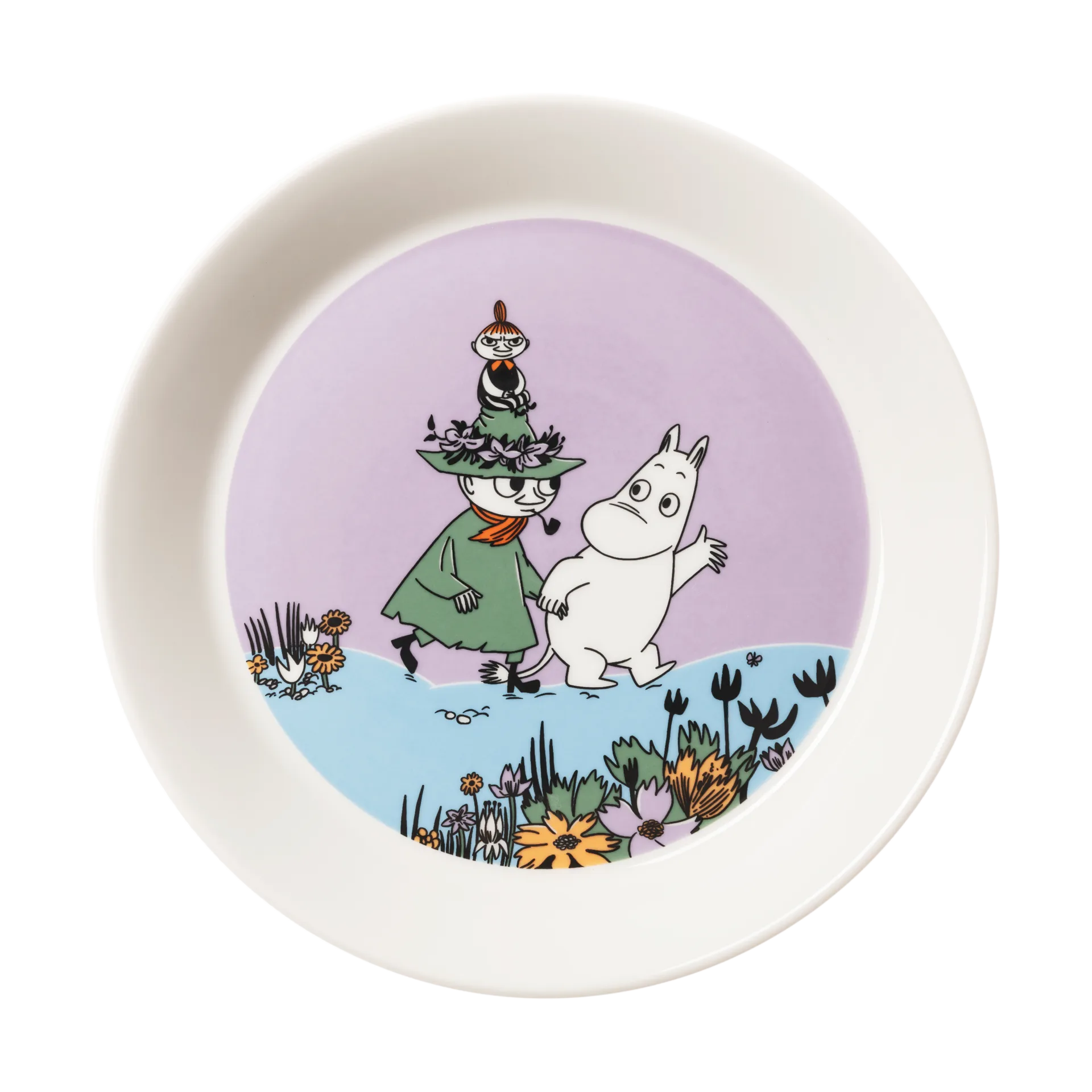 Mummi tallerken Venner for Alltid, Ø19,5 cm Moomin Arabia