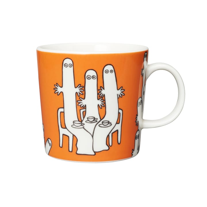 Mummikopp Classic 75 år Limited Edition, Hattifnattene oransje Moomin Arabia