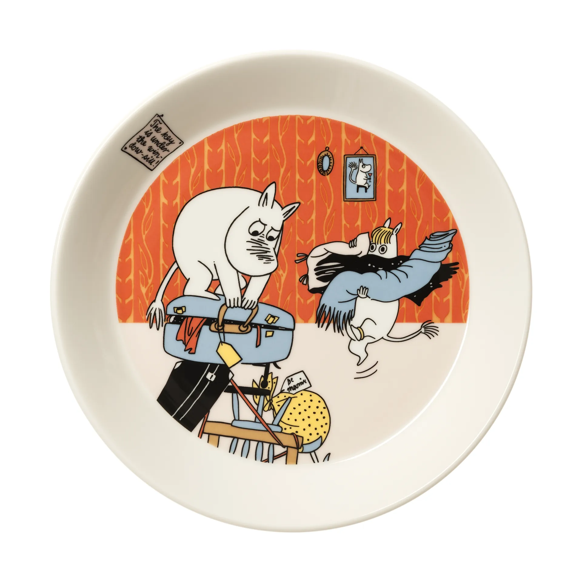 Mummitallerken - Ferieklar, Ø19 cm Moomin Arabia