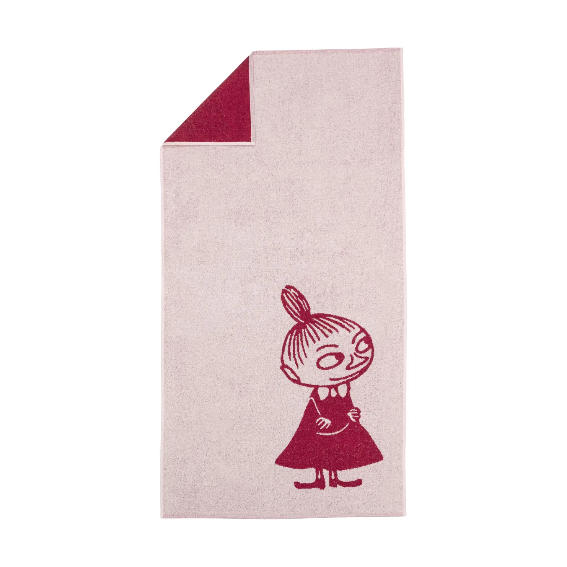 Mummitrollet badehåndkle 70 x 140 cm, Lille My ,rosa Moomin Arabia