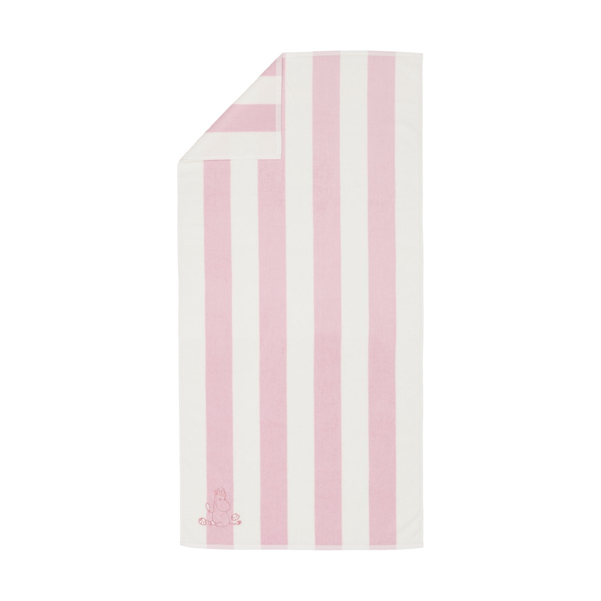 Bilde av Moomin Arabia Mummitrollet badehåndkle 70 x 140 cm Skjell rosa-hvit