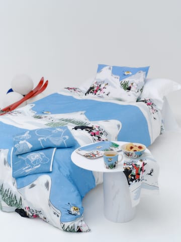 Mummitrollet badehåndkle Ski jumping - 70x140 cm - Moomin Arabia
