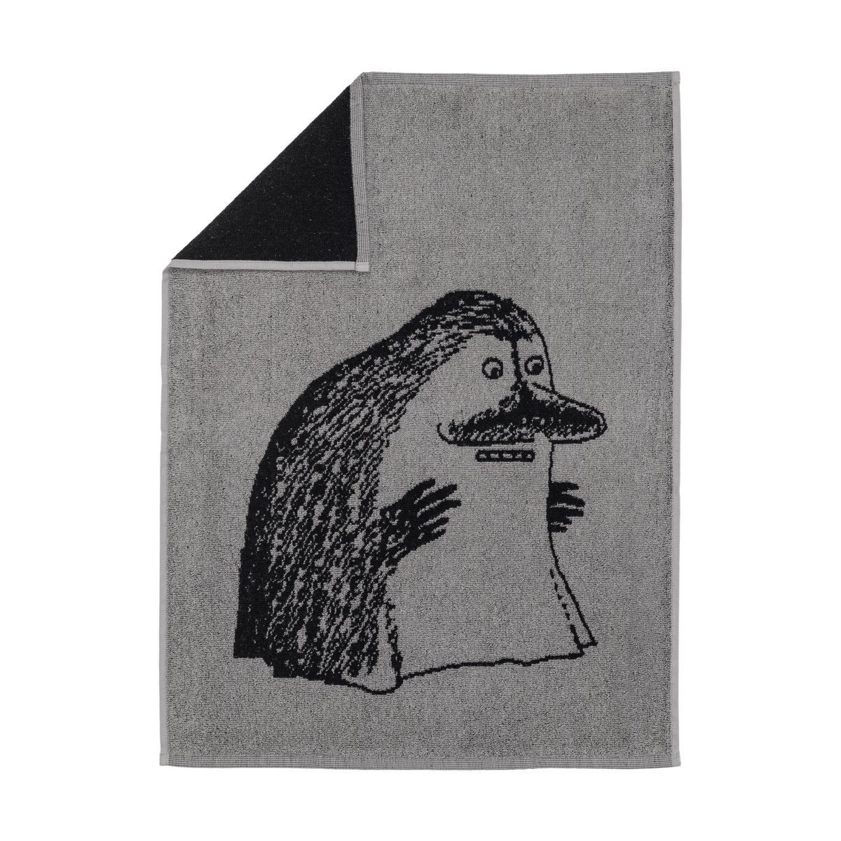 Bilde av Moomin Arabia Mummitrollet håndkle 50 x 70 cm Hufsa grå