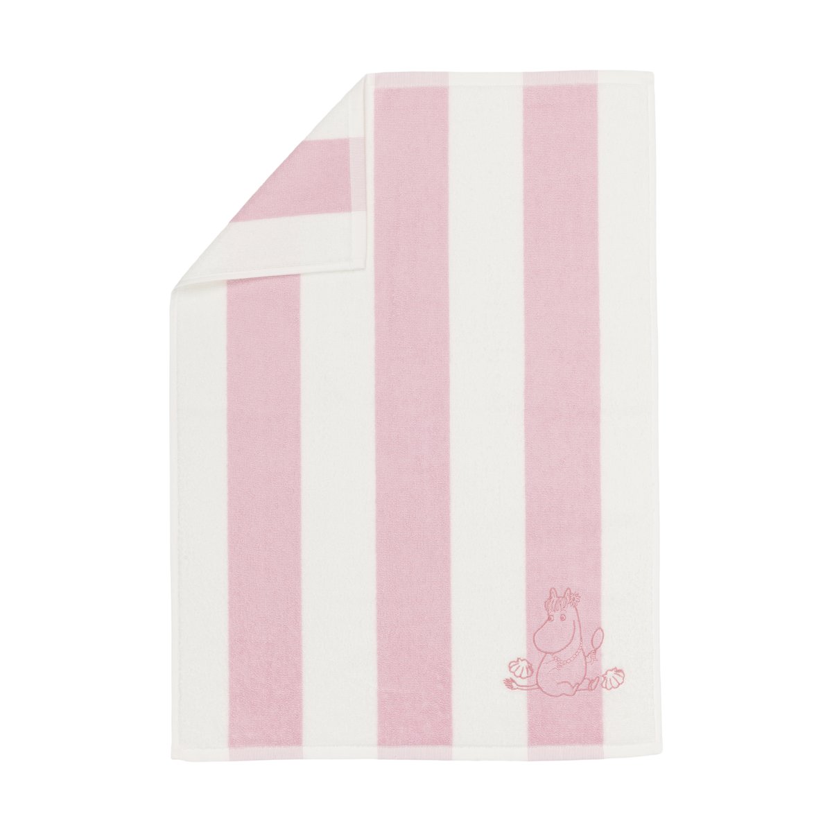 Bilde av Moomin Arabia Mummitrollet håndkle 50 x 70 cm Skjell rosa-hvit