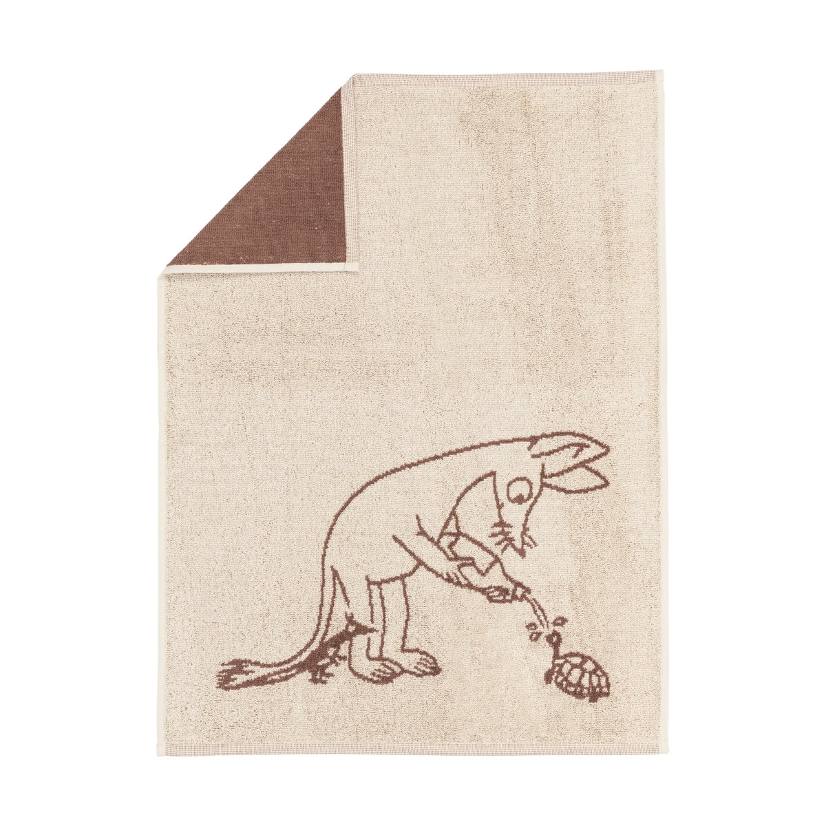 Bilde av Moomin Arabia Mummitrollet håndkle 50 x 70 cm Sniff brun