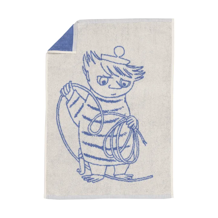 Mummitrollet håndkle 50 x 70 cm - Too-ticky, blå - Moomin Arabia