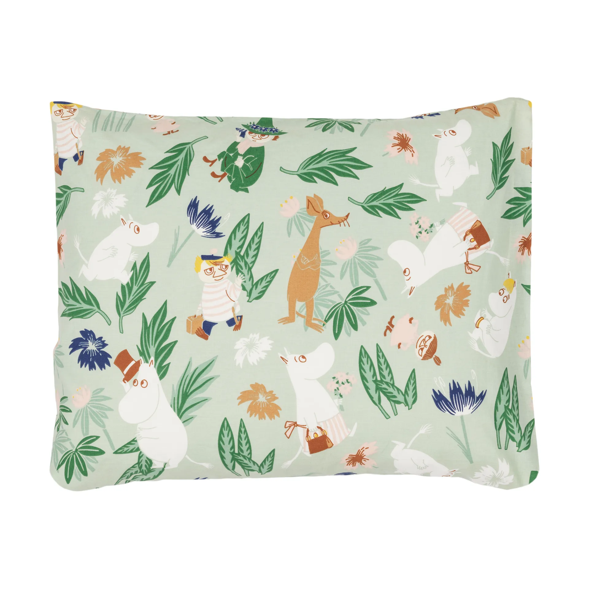 Mummitrollet putetrekk 50 x 60 cm, Blomsterhage Moomin Arabia