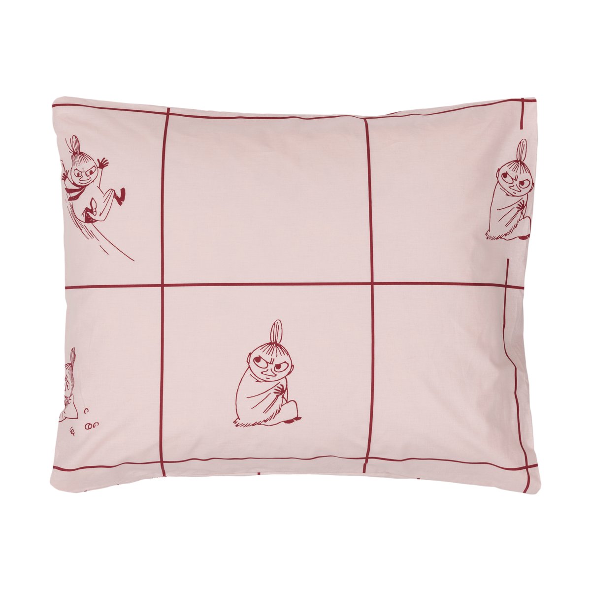 Bilde av Moomin Arabia Mummitrollet putetrekk 50 x 60 cm Lille My rutete