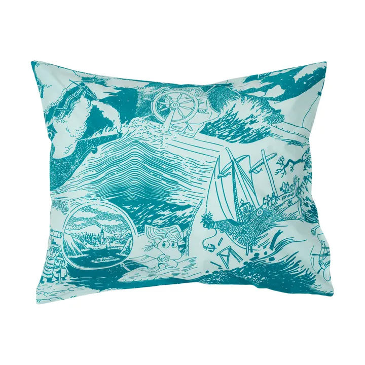 Mummitrollet putetrekk 50 x 60 cm - Seiling - Moomin Arabia