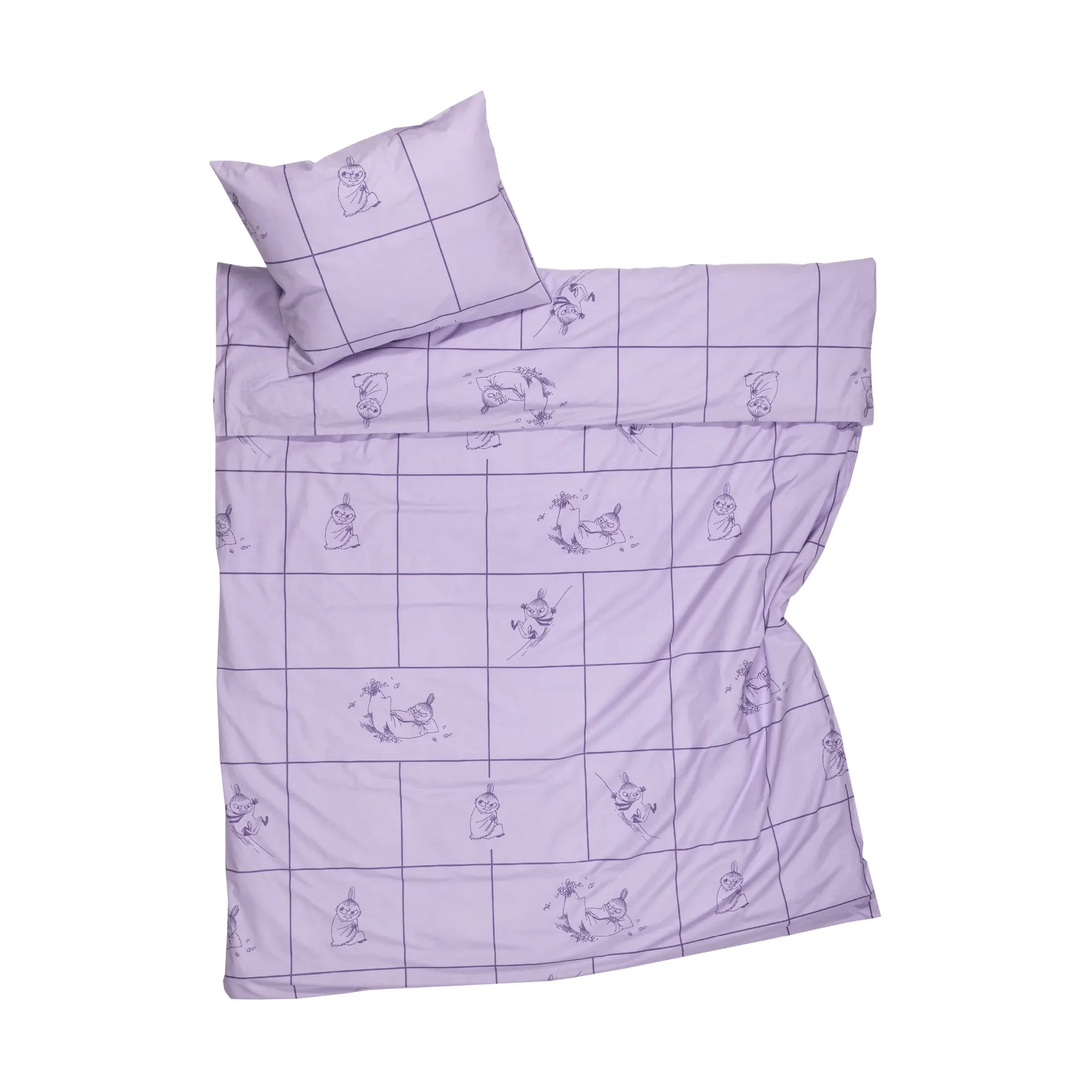 Mummitrollet sengesett 150 x 210 cm, Lille My, lilla Moomin Arabia