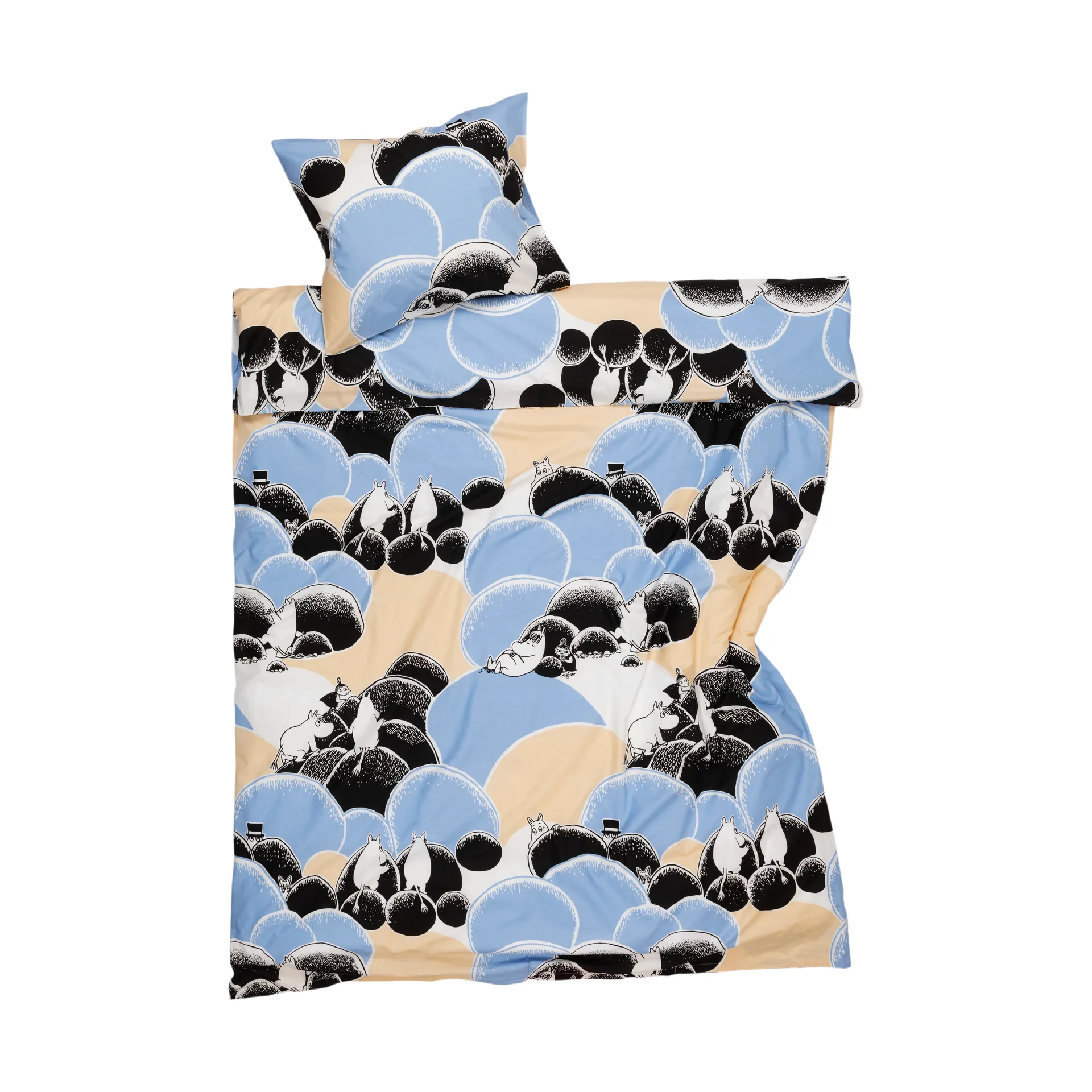 Mummitrollet sengesett 150 x 210 cm, Småstein Moomin Arabia