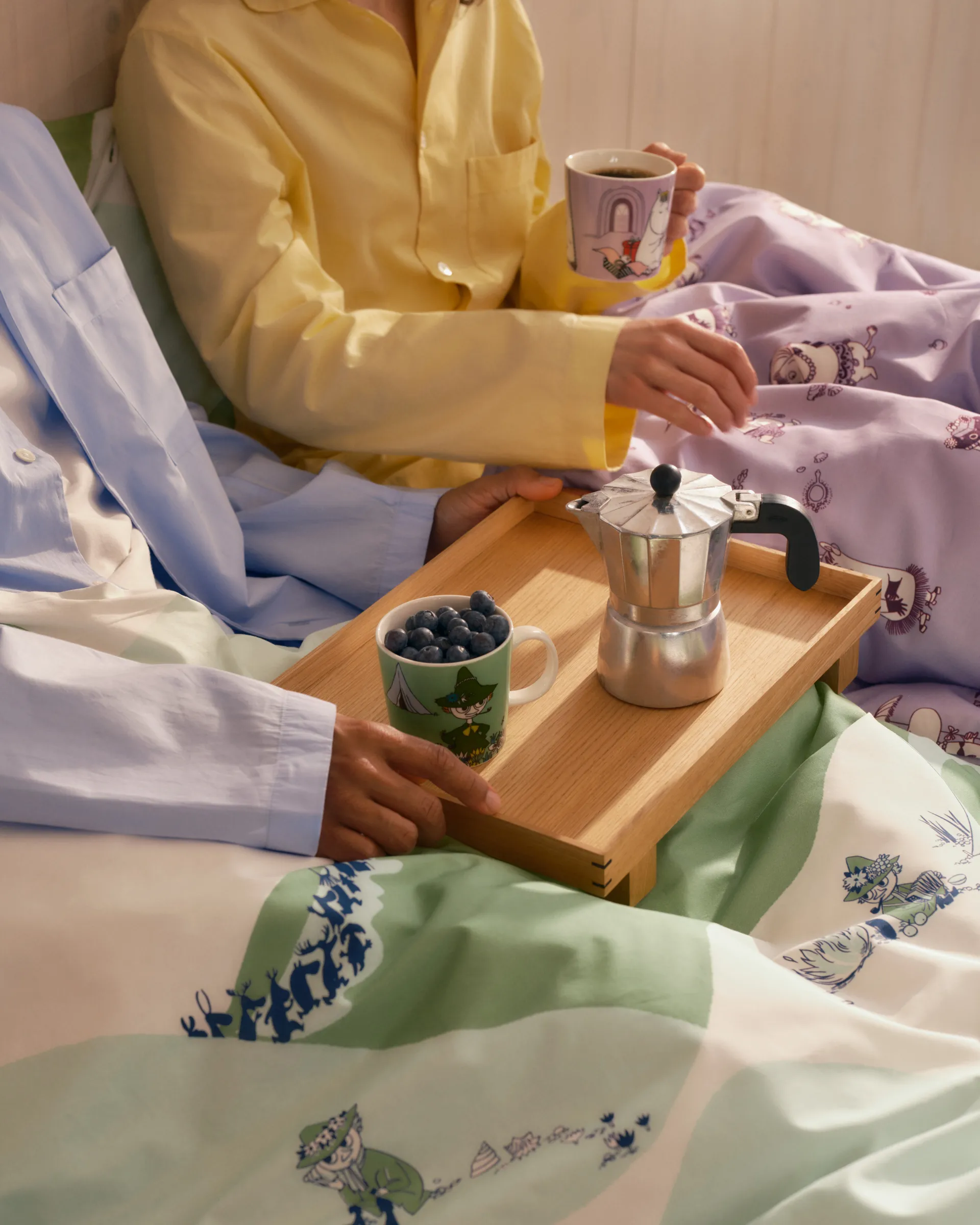 Mummitrollet sengesett 150 x 210 cm, Snusmumrikken Moomin Arabia