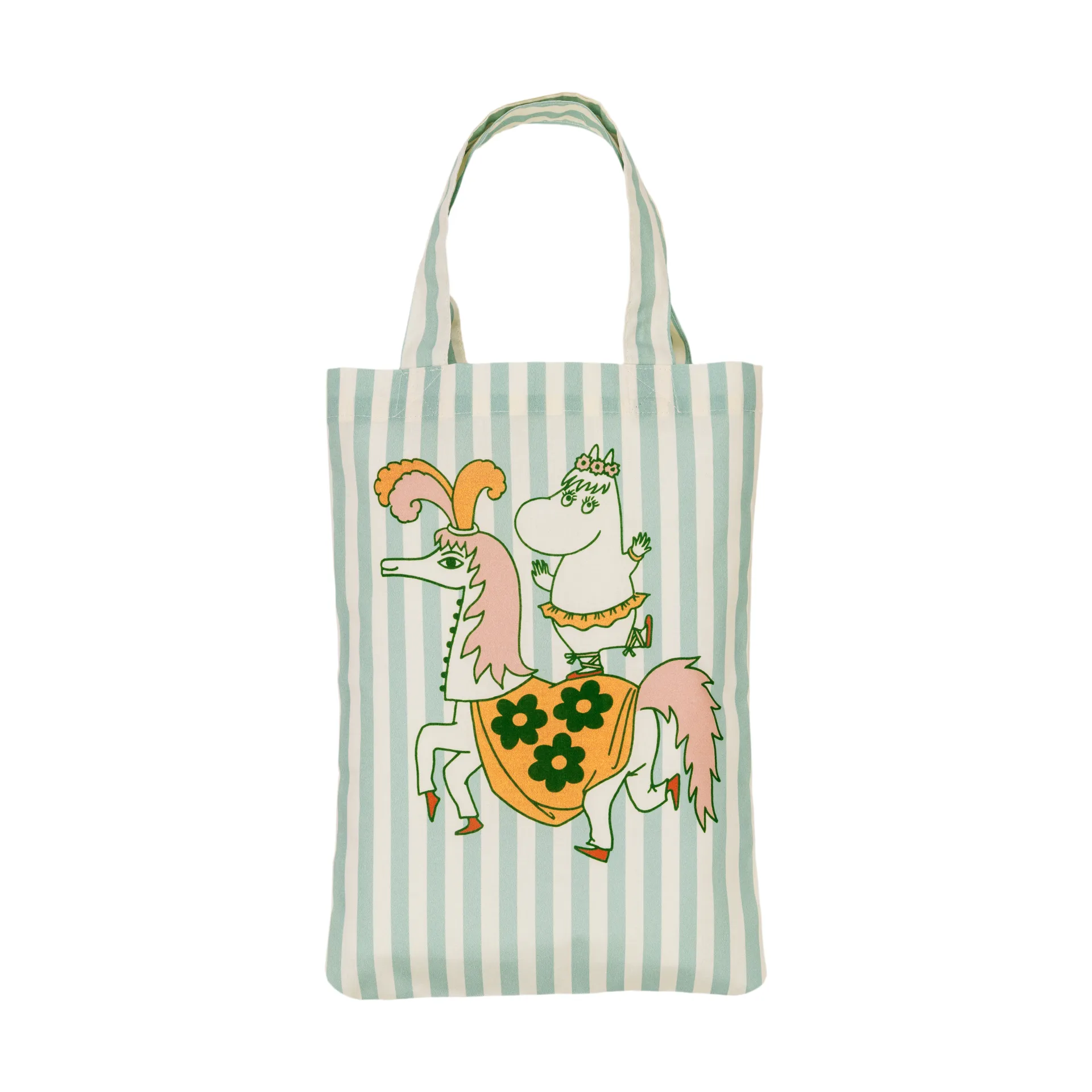 Mummitrollet sengesett 85x125 cm, Sirkus, stripete Moomin Arabia