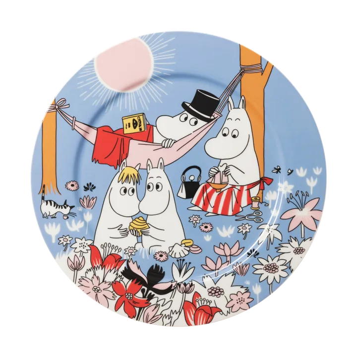 Mummitrollet serveringsfat Familiekos - Ø30 cm - Moomin Arabia