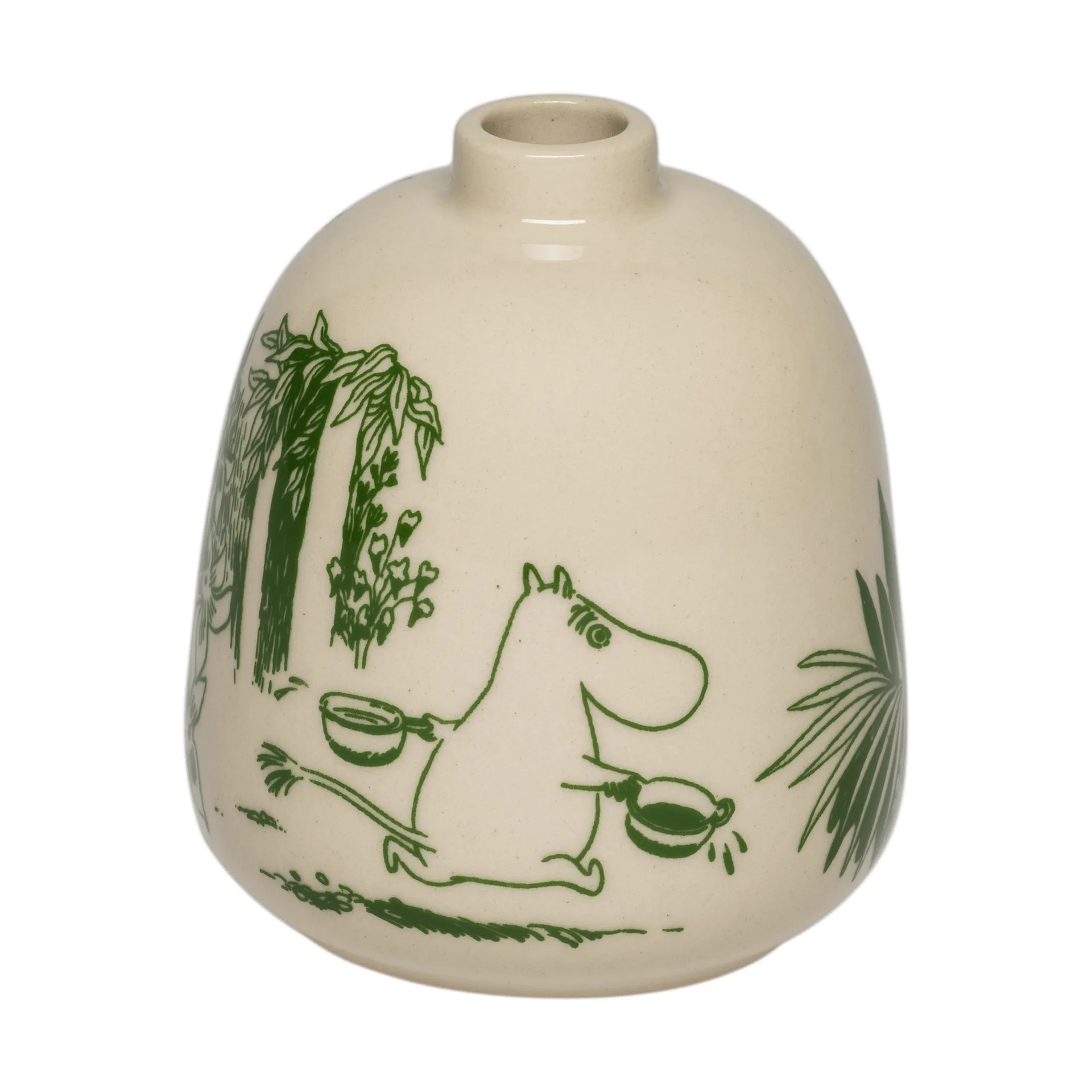 Mystikens skog Mumin vase, Grønn, 8,3 cm Moomin Arabia
