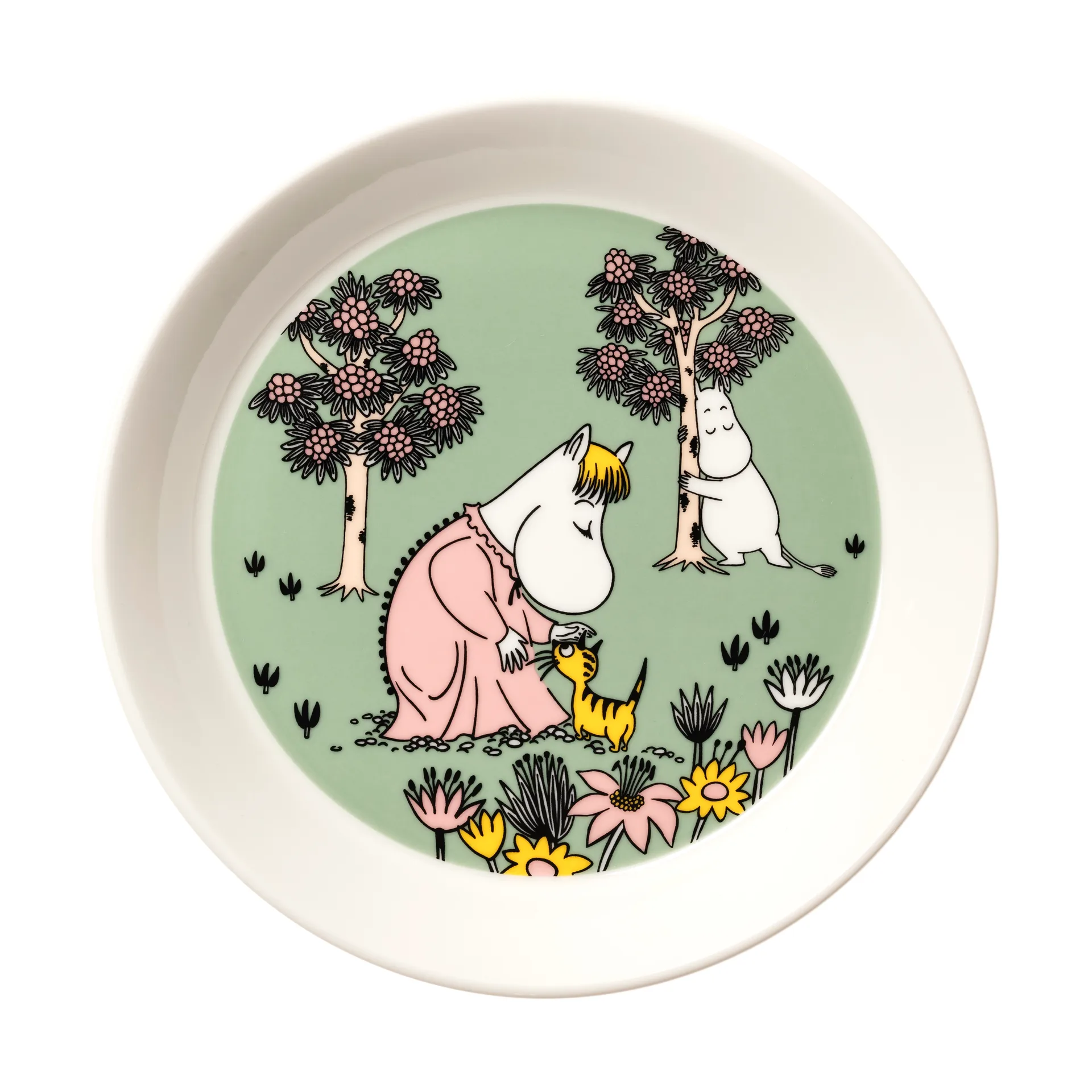 Omtanke Mummi-tallerken, Ø19 cm Moomin Arabia