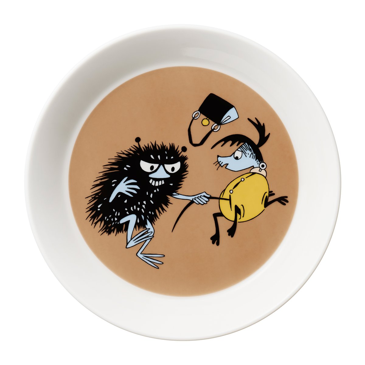 Moomin Arabia Stinky i farten Mummitallerken Brun