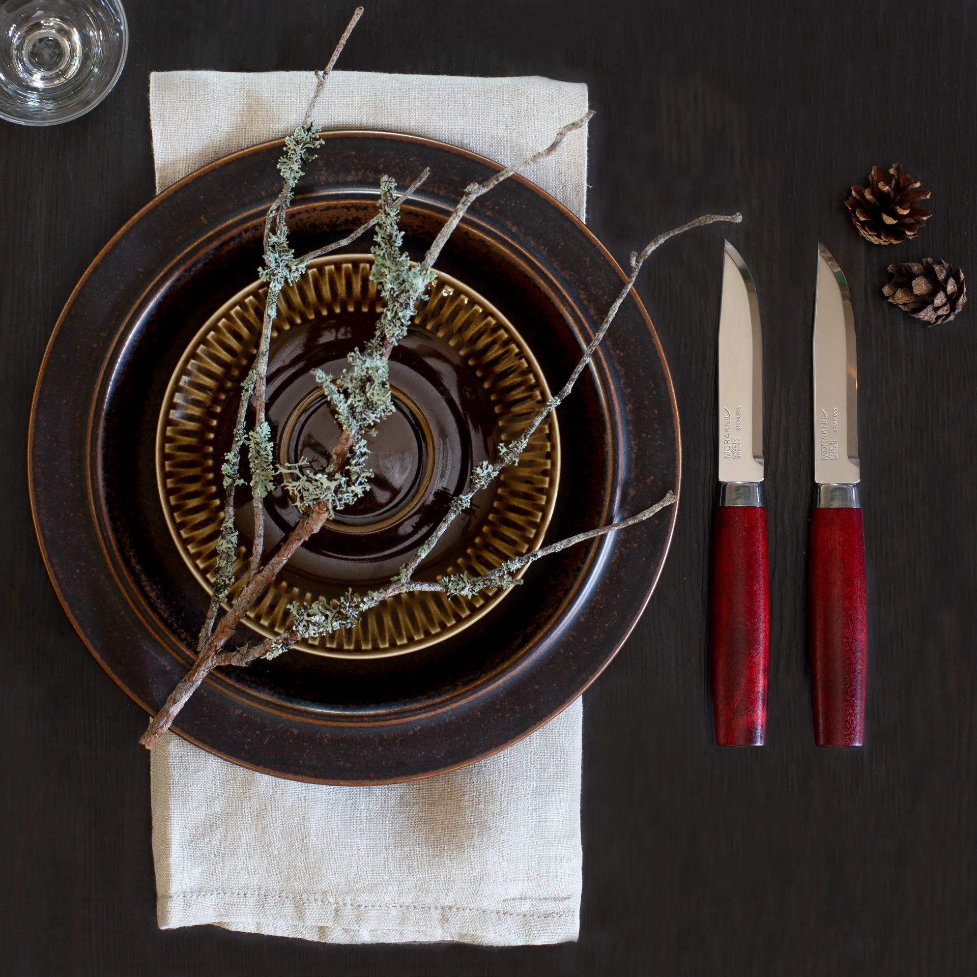 Morakniv Classic Steak Knife 4-stk., Rød Morakniv