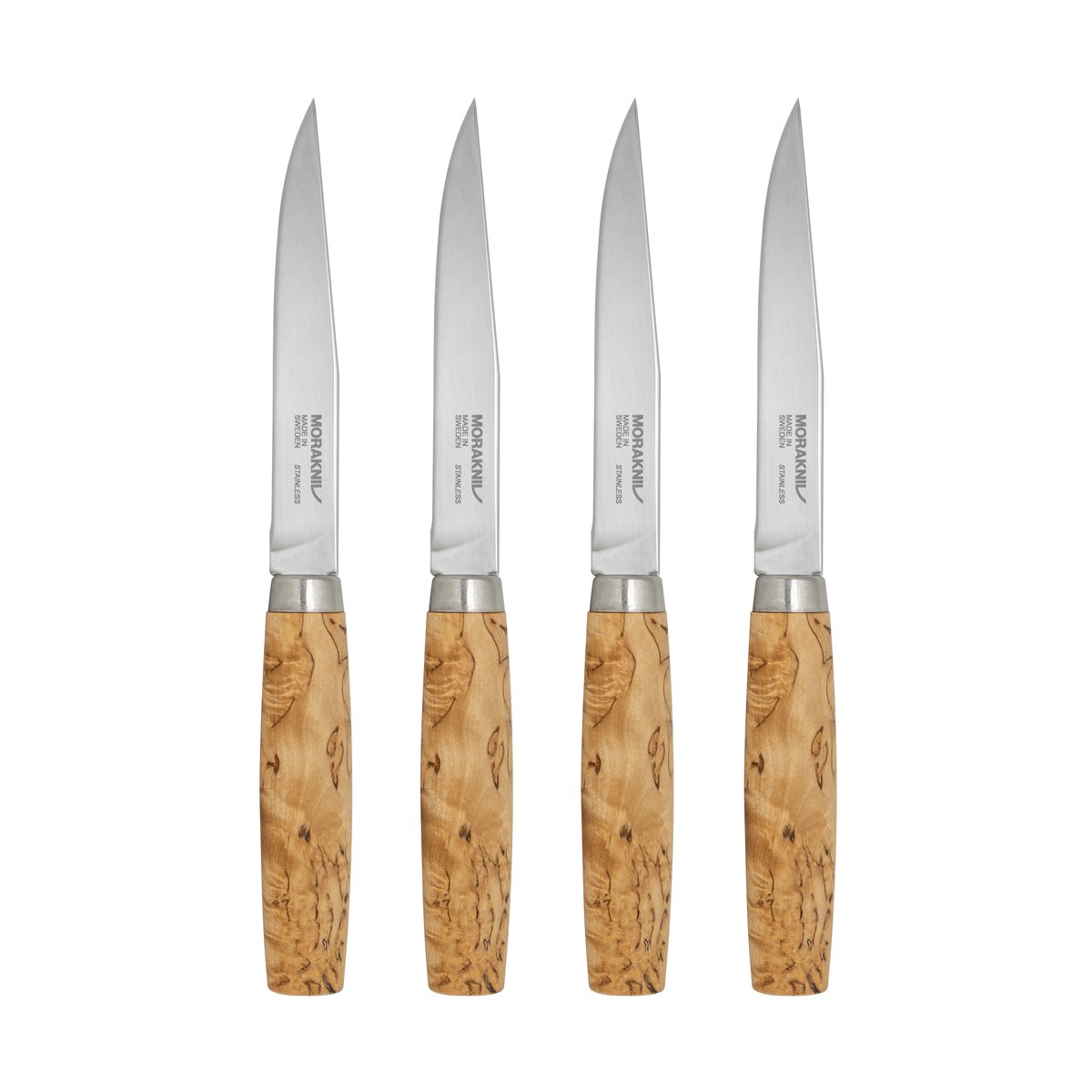 Morakniv Masur stekkniv 4-stk. Natur | Skandinavisk Design | Biffbestikk | Beige