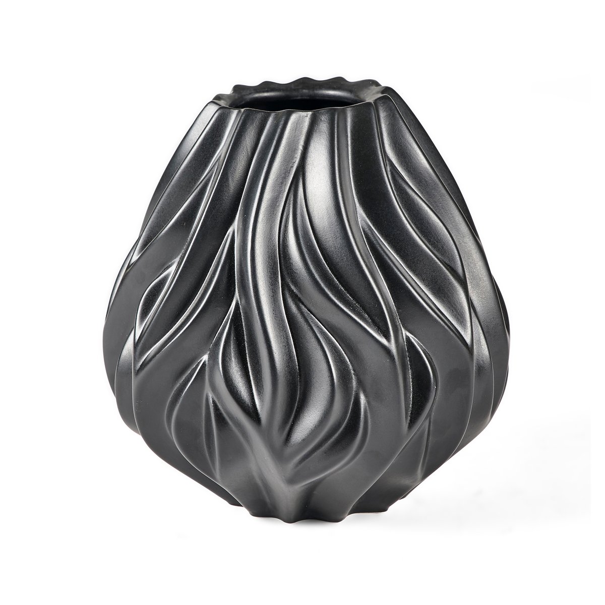 Bilde av Morsø Flame vase 19 cm Svart