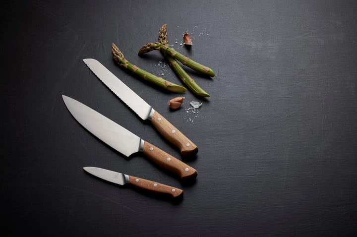 Foresta brødkniv 32,5 cm, Rustfritt stål-eik Morsø