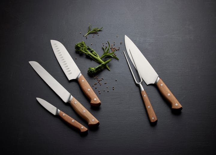 Foresta stekegaffel 28 cm, Rustfritt stål-eik Morsø