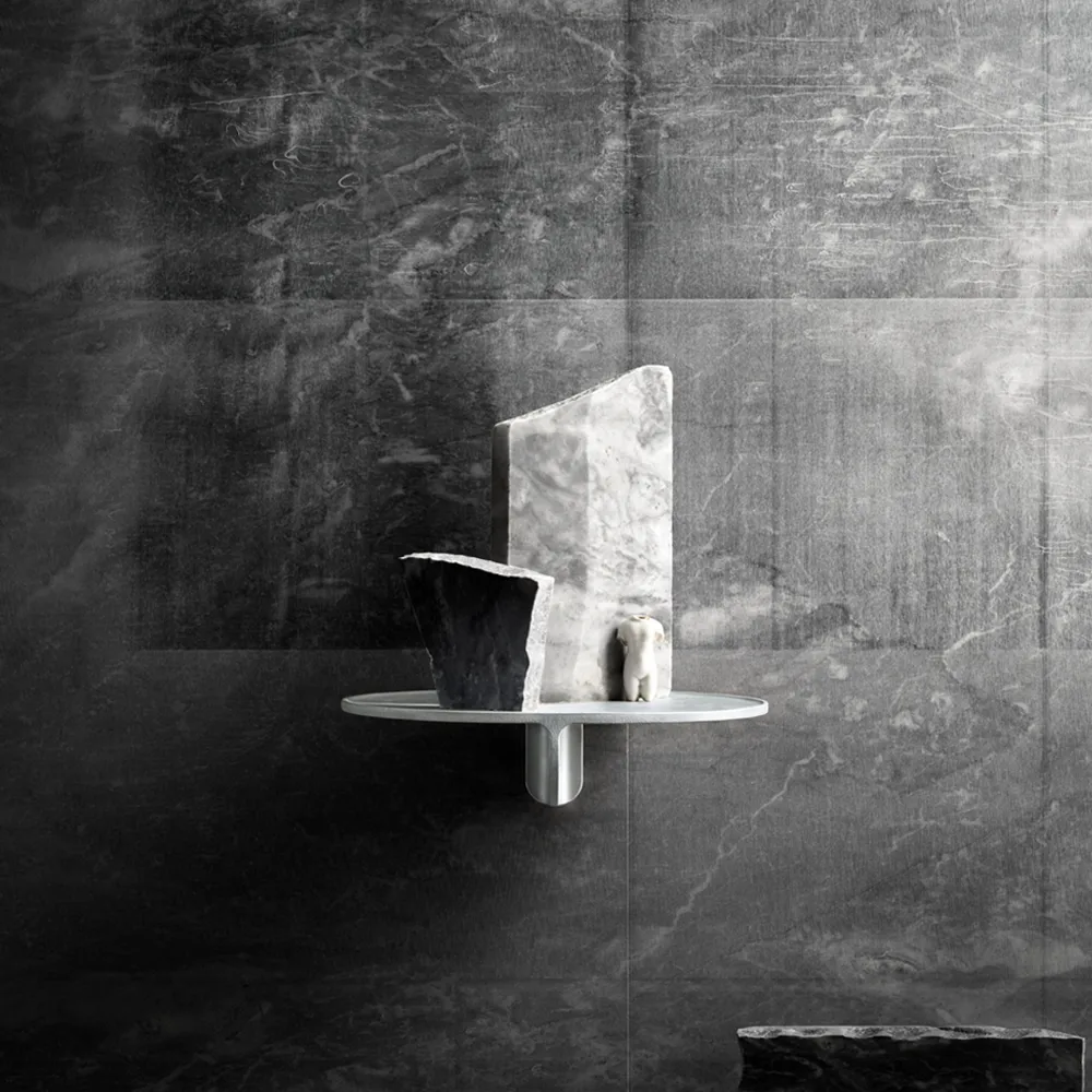 Museum NM&.045 vegghylle, aluminium Museum