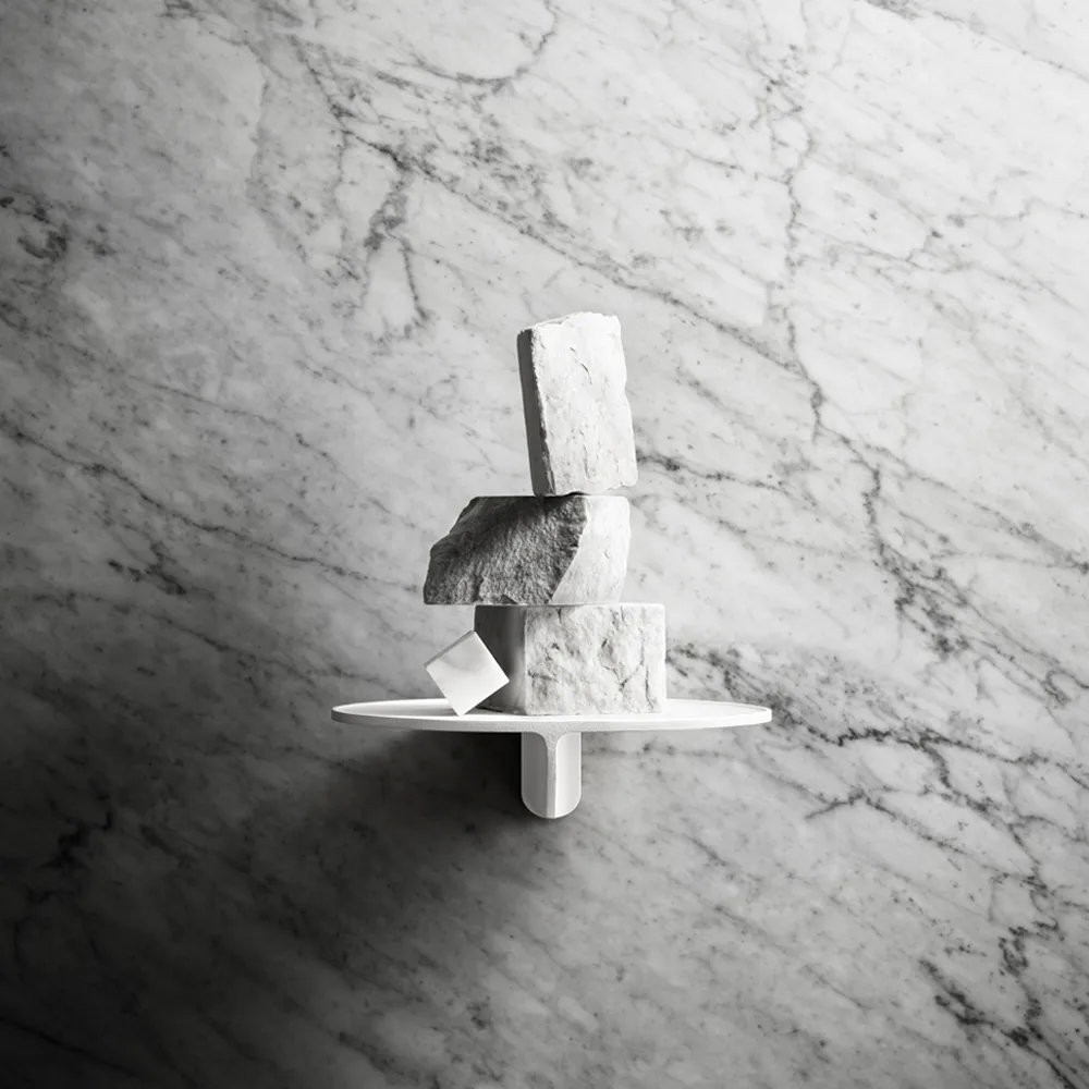 Museum NM&.045 vegghylle, aluminium Museum