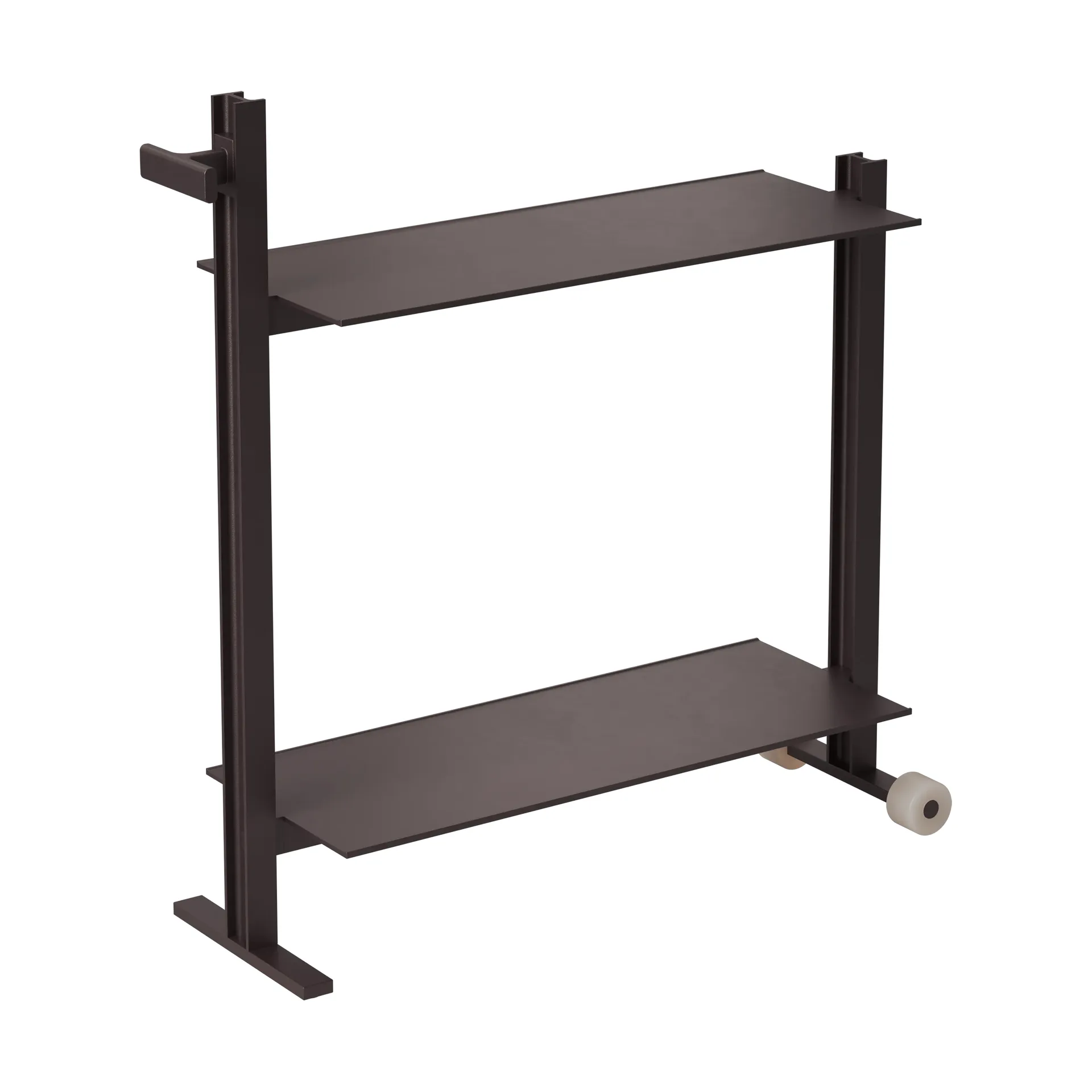 Museum Trolley serveringsvogn, Mørkebrun, 74,5x77,5x24 cm Museum