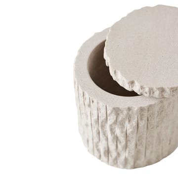 Kama boks med lokk Ø9,5 cm - Sand - MUUBS