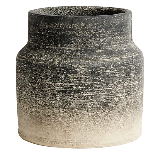Kanji krukke Ø 22 cm - Grå - MUUBS