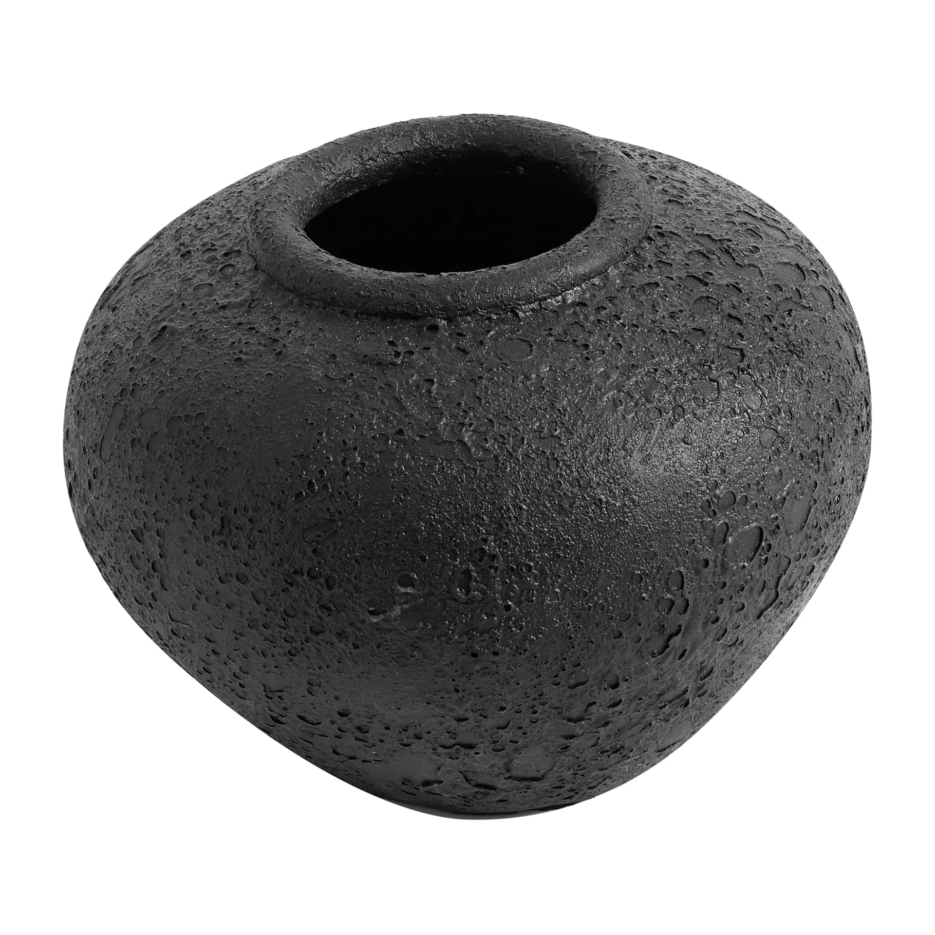 Luna krukke Ø 25 cm, Sort MUUBS