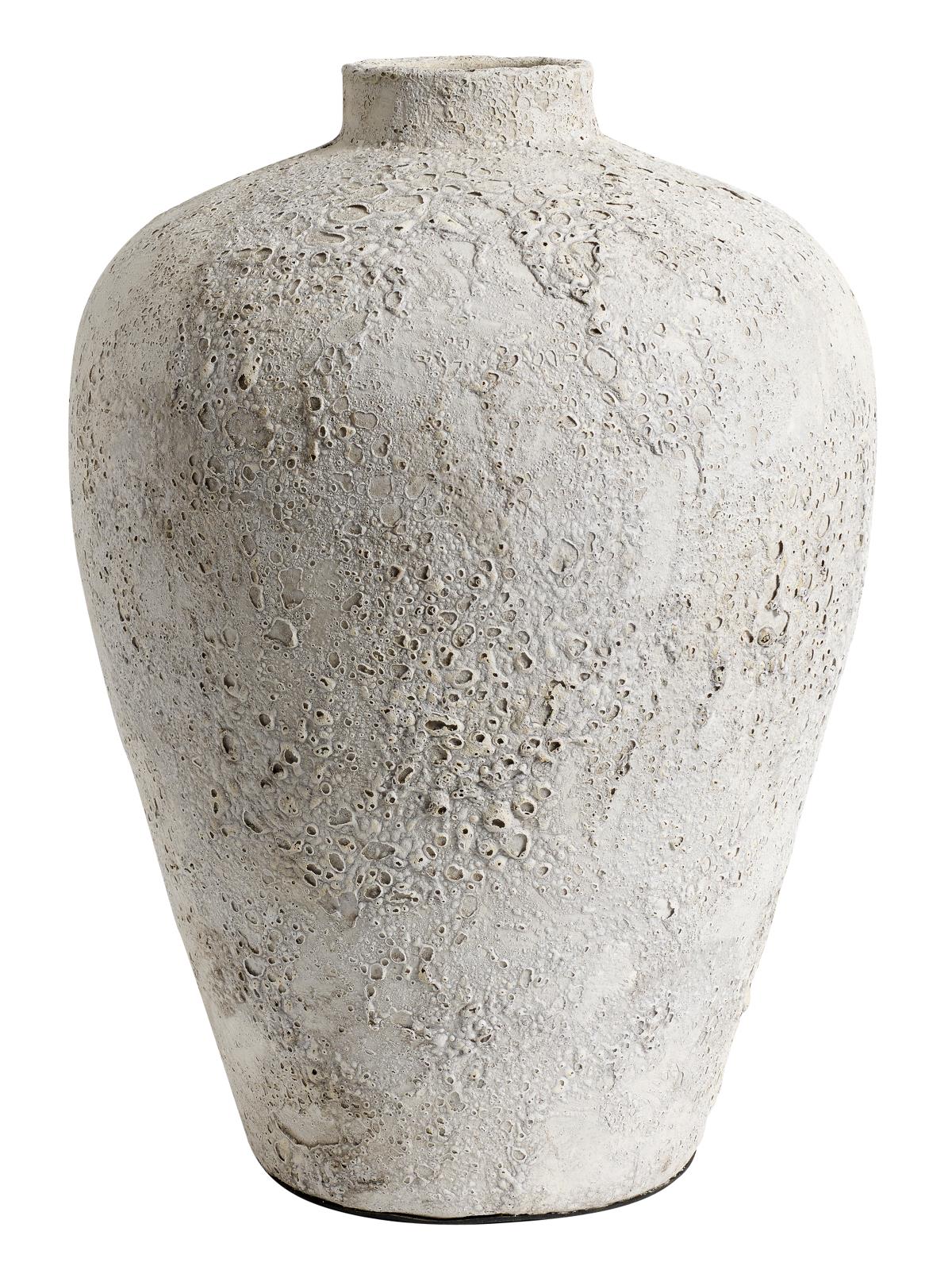 Bilde av MUUBS Luna krukke 40 cm Grå-terracotta