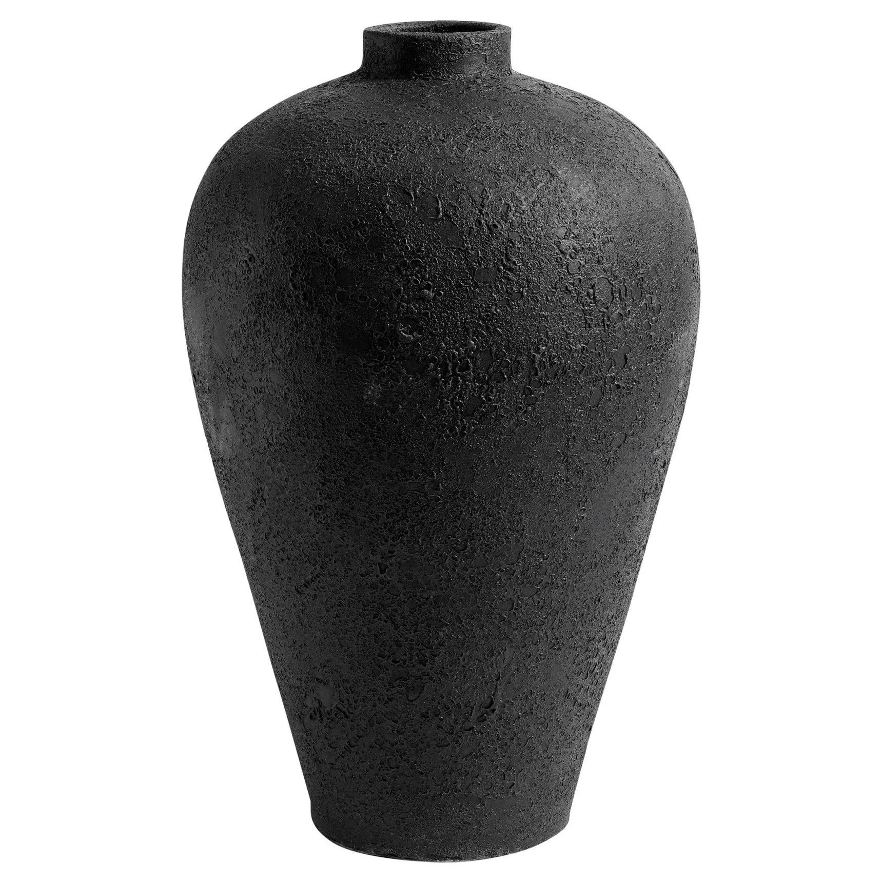 Luna krukke 60x35cm, Svart-terracotta MUUBS