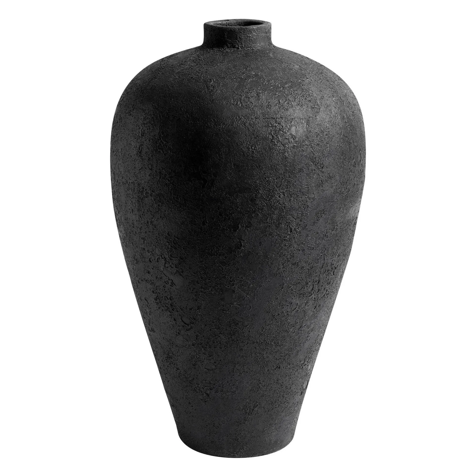 Luna krukke 80 cm, Svart-terracotta MUUBS