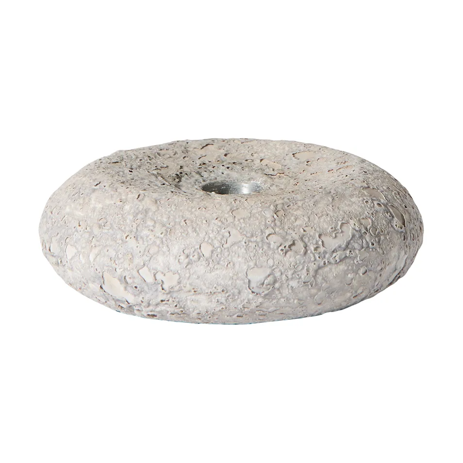 Luna lysestake, Grey, Ø13x4,8 cm MUUBS